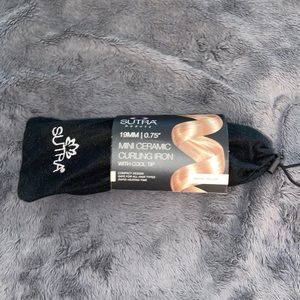Mini Tourmaline Ceramic Curling Iron (3/4". 19mm)